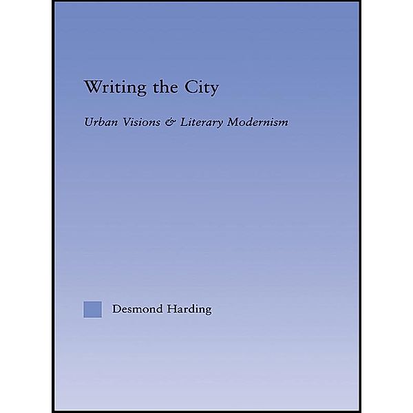 Writing the City, Desmond Harding