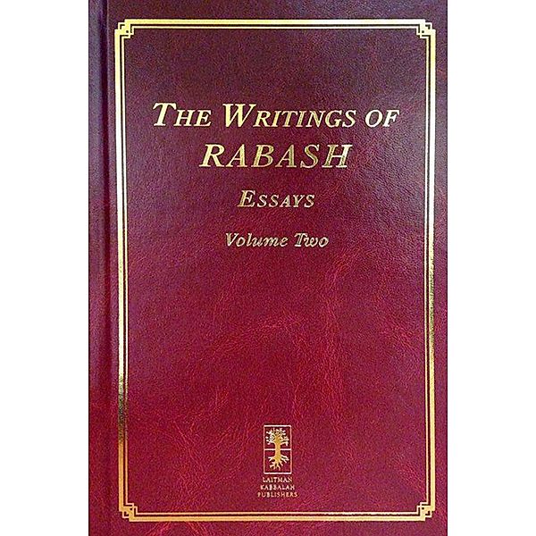 Writings of RABASH - Essays, Baruch Ashlag
