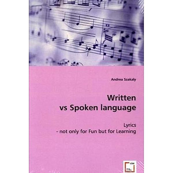 Written vs Spoken language, Andrea Szakaly