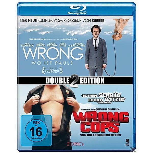 Wrong + Wrong Cops: Von Bullen und Biestern (Double2Edition) - 2 Disc Bluray, Quentin Dupieux