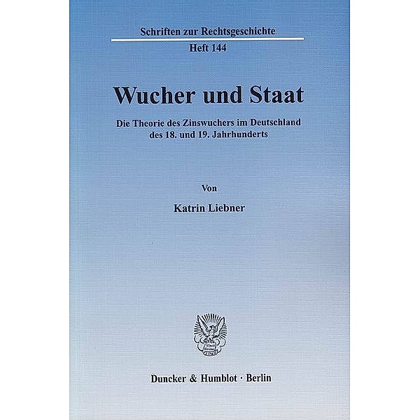 Wucher und Staat, Katrin Liebner