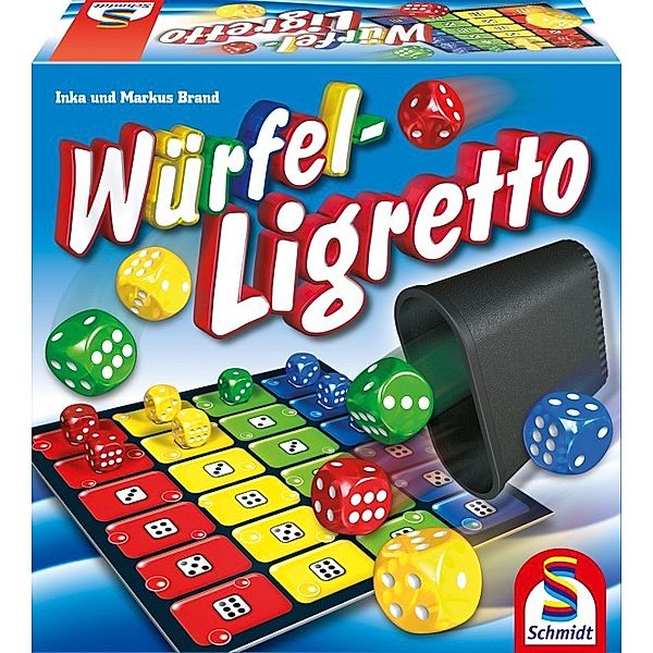 SCHMIDT SPIELE Wüfel Ligretto, Inka Brand, Markus Brand