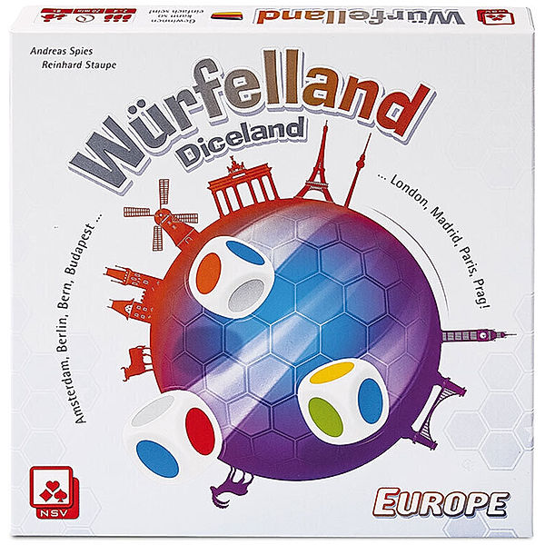 Nürnberger-Spielkarten-Verlag Würfelland | Diceland - International, Würfelland | Diceland - International