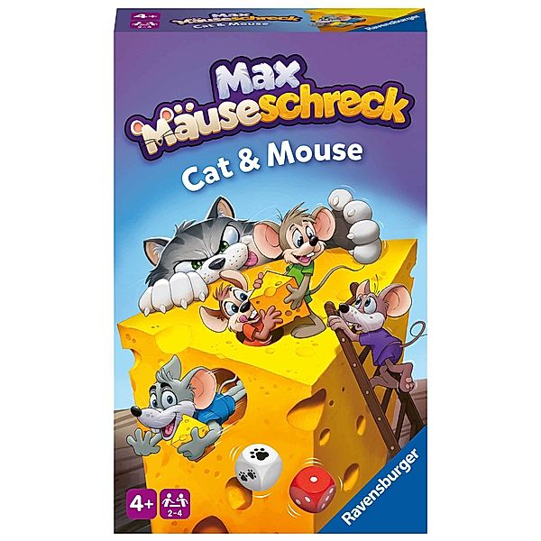 Ravensburger Verlag Würfelspiel MAX MÄUSESCHRECK!