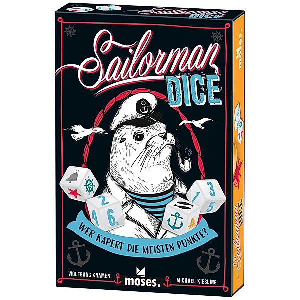 moses Verlag Würfelspiel SAILORMAN DICE, Wolfgang Kramer, Michael Kiesling