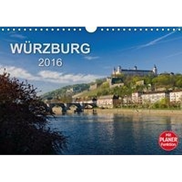 Würzburg 2016 (Wandkalender 2016 DIN A4 quer), Volker Müther