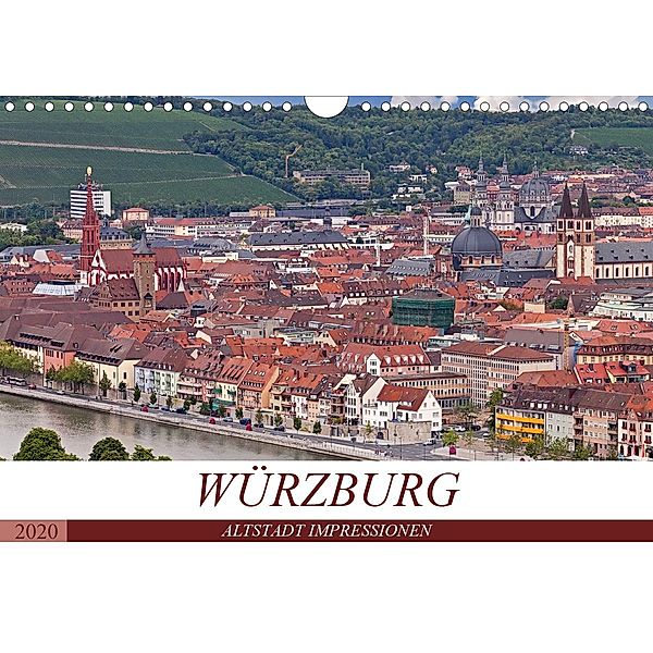 WÜRZBURG - ALTSTADT IMPRESSIONEN (Wandkalender 2020 DIN A4 quer), U boeTtchEr