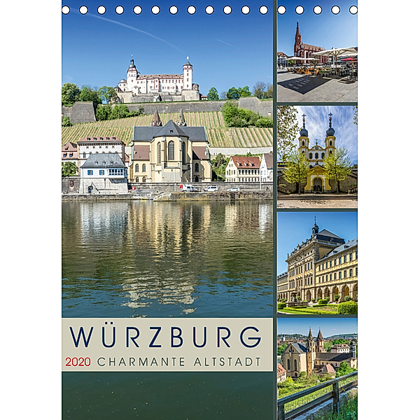 WÜRZBURG Charmante Altstadt (Tischkalender 2020 DIN A5 hoch), Melanie Viola