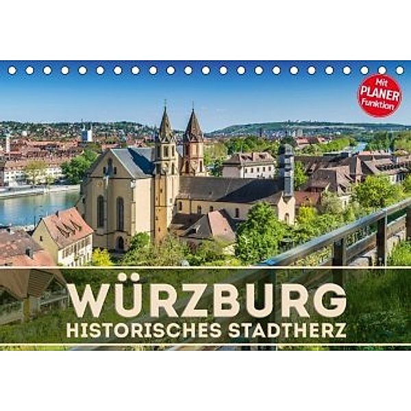 WÜRZBURG Historisches Stadtherz (Tischkalender 2020 DIN A5 quer), Melanie Viola