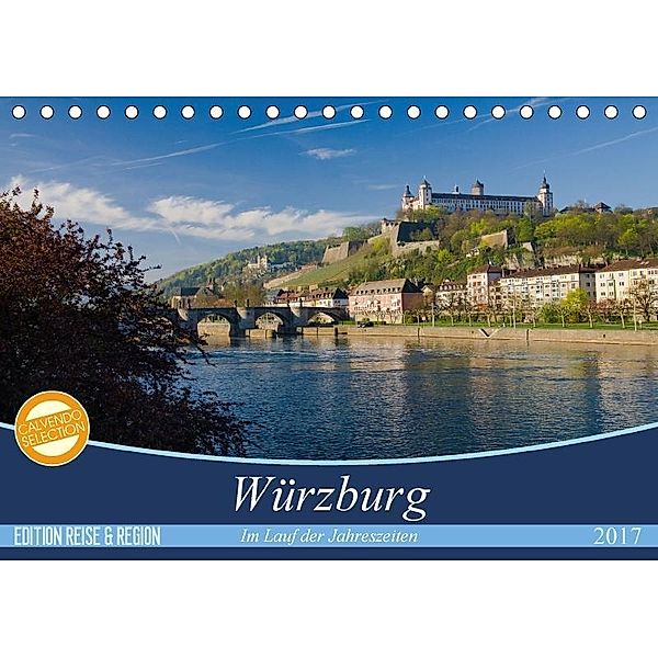 Würzburg - Im Lauf der Jahreszeiten (Tischkalender 2017 DIN A5 quer), Volker Müther
