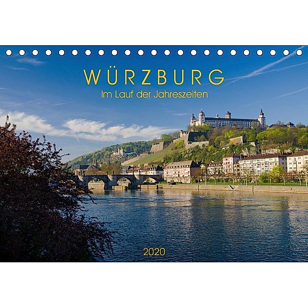 Würzburg - Im Lauf der Jahreszeiten (Tischkalender 2020 DIN A5 quer), Volker Müther