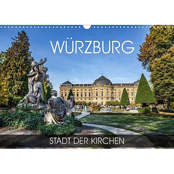 Würzburg - Stadt der Kirchen (Wandkalender 2023 DIN A3 quer), Val Thoermer