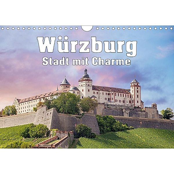 Würzburg - Stadt mit Charme (Wandkalender 2021 DIN A4 quer), Liselotte Brunner-Klaus