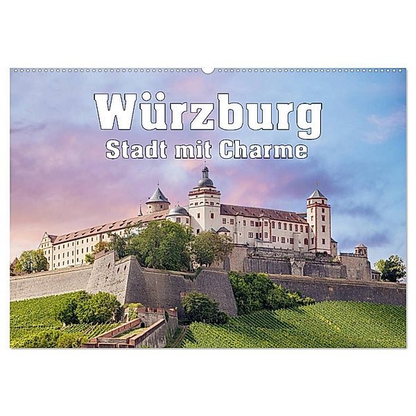 Würzburg - Stadt mit Charme (Wandkalender 2025 DIN A2 quer), CALVENDO Monatskalender, Calvendo, Liselotte Brunner-Klaus