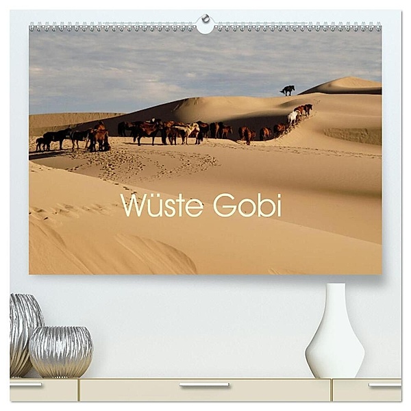 Wüste Gobi (hochwertiger Premium Wandkalender 2024 DIN A2 quer), Kunstdruck in Hochglanz, Eike Winter