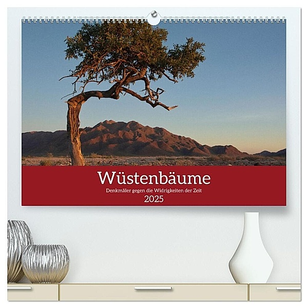 Wüstenbäume (hochwertiger Premium Wandkalender 2025 DIN A2 quer), Kunstdruck in Hochglanz, Calvendo, Heiko Wolf