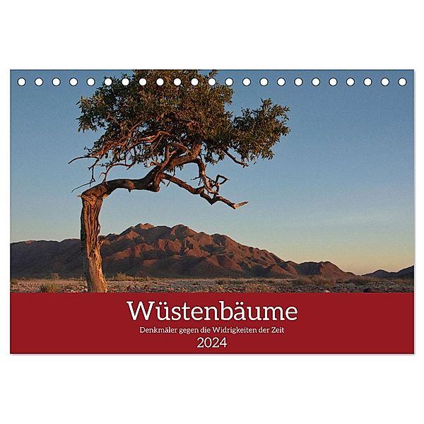 Wüstenbäume (Tischkalender 2024 DIN A5 quer), CALVENDO Monatskalender, Heiko Wolf