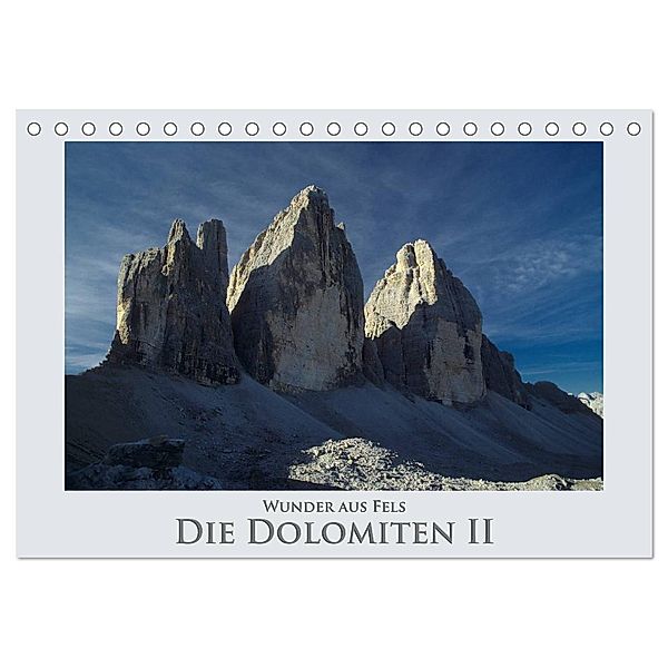 Wunder aus Fels - Die Dolomiten II (Tischkalender 2024 DIN A5 quer), CALVENDO Monatskalender, Rick Janka