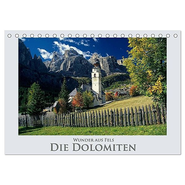 Wunder aus Fels Die Dolomiten (Tischkalender 2025 DIN A5 quer), CALVENDO Monatskalender, Calvendo, Rick Janka