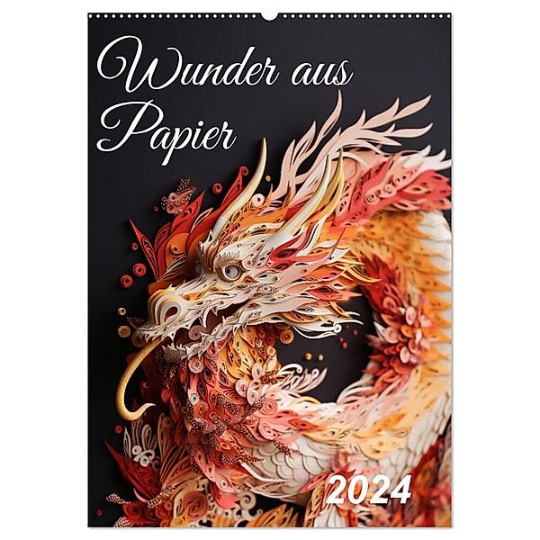 Wunder aus Papier (Wandkalender 2024 DIN A2 hoch), CALVENDO Monatskalender, Kerstin Waurick