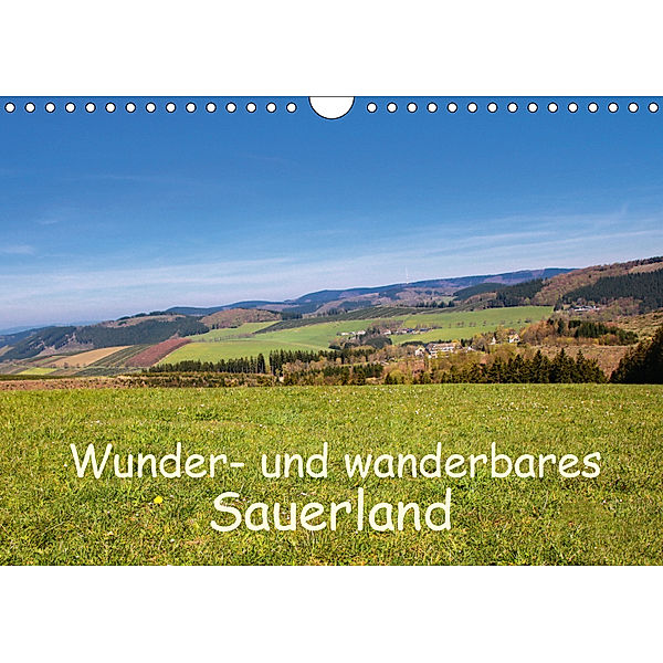 Wunder- und wanderbares Sauerland (Wandkalender 2019 DIN A4 quer), Brigitte Dürr