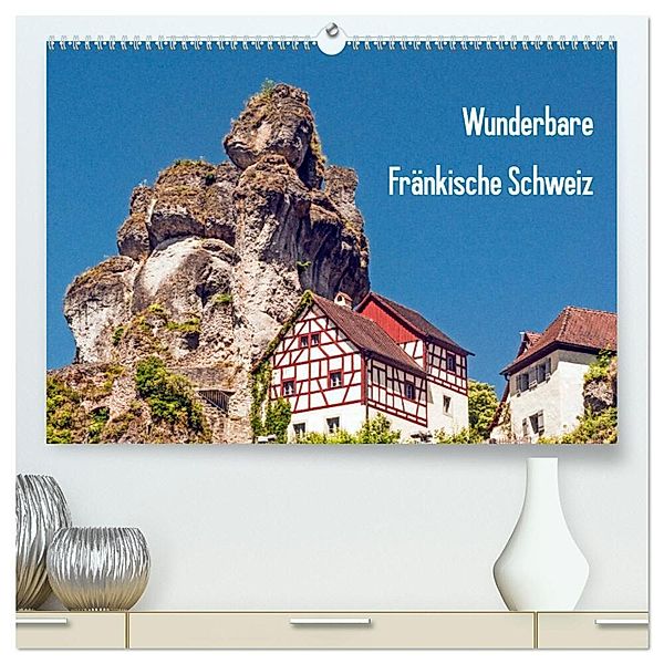 Wunderbare Fränkische Schweiz (hochwertiger Premium Wandkalender 2024 DIN A2 quer), Kunstdruck in Hochglanz, Harry Müller
