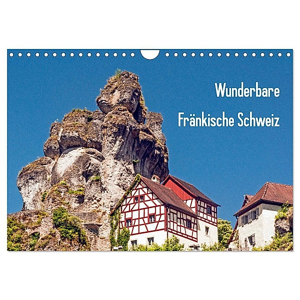 Wunderbare Fränkische Schweiz (Wandkalender 2024 DIN A4 quer), CALVENDO Monatskalender, Harry Müller