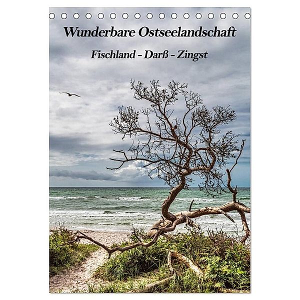 Wunderbare Ostseelandschaft Fischland-Darß-Zingst (Tischkalender 2024 DIN A5 hoch), CALVENDO Monatskalender, Natalja Thomas