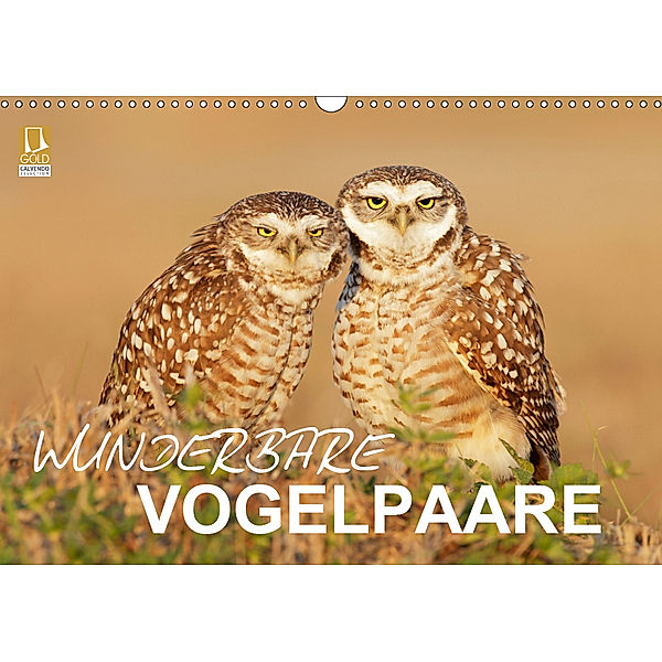 Wunderbare Vogelpaare (Wandkalender 2019 DIN A3 quer), birdimagency.com