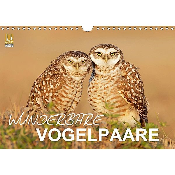 Wunderbare Vogelpaare (Wandkalender 2021 DIN A4 quer), Birdimagency.com
