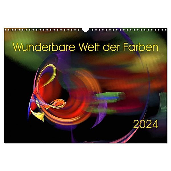 Wunderbare Welt der Farben 2024 (Wandkalender 2024 DIN A3 quer), CALVENDO Monatskalender, Maria A.Magri