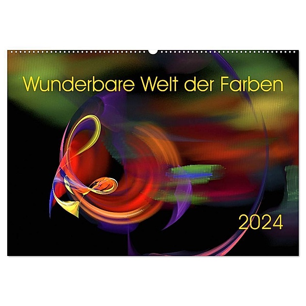 Wunderbare Welt der Farben 2024 (Wandkalender 2024 DIN A2 quer), CALVENDO Monatskalender, Maria A.Magri