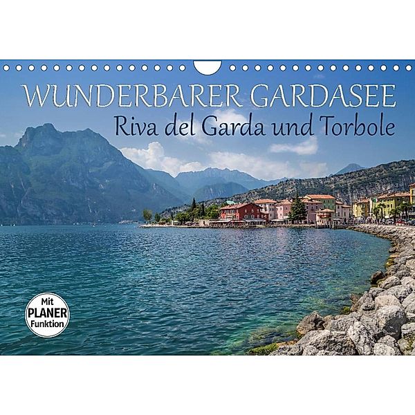 WUNDERBARER GARDASEE Riva del Garda und Torbole (Wandkalender 2023 DIN A4 quer), Melanie Viola