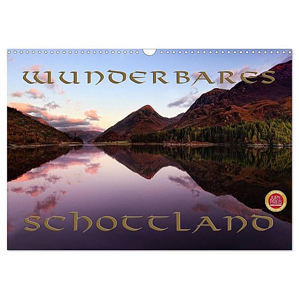 Wunderbares Schottland (Wandkalender 2024 DIN A3 quer), CALVENDO Monatskalender, Martina Cross