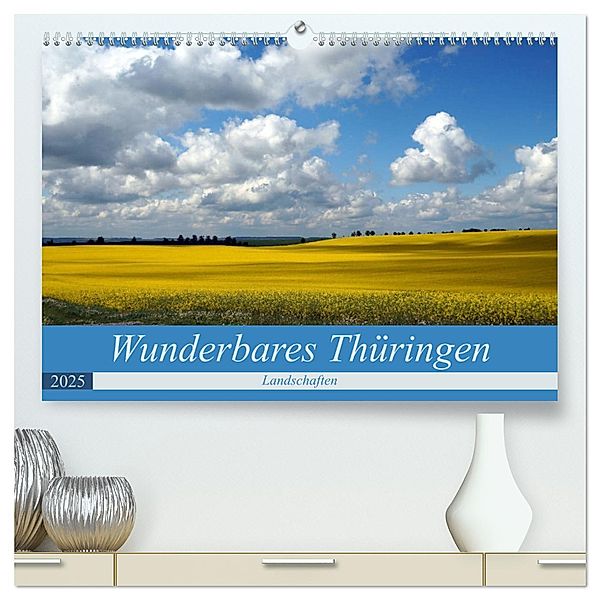 Wunderbares Thüringen - Landschaften (hochwertiger Premium Wandkalender 2025 DIN A2 quer), Kunstdruck in Hochglanz, Calvendo, Flori0