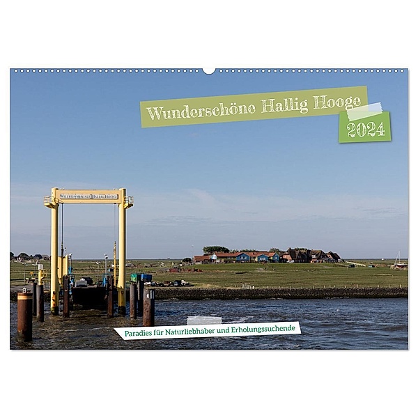 Wunderschöne Hallig Hooge (Wandkalender 2024 DIN A2 quer), CALVENDO Monatskalender, Jeanette Dobrindt