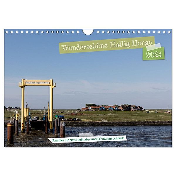 Wunderschöne Hallig Hooge (Wandkalender 2024 DIN A4 quer), CALVENDO Monatskalender, Jeanette Dobrindt