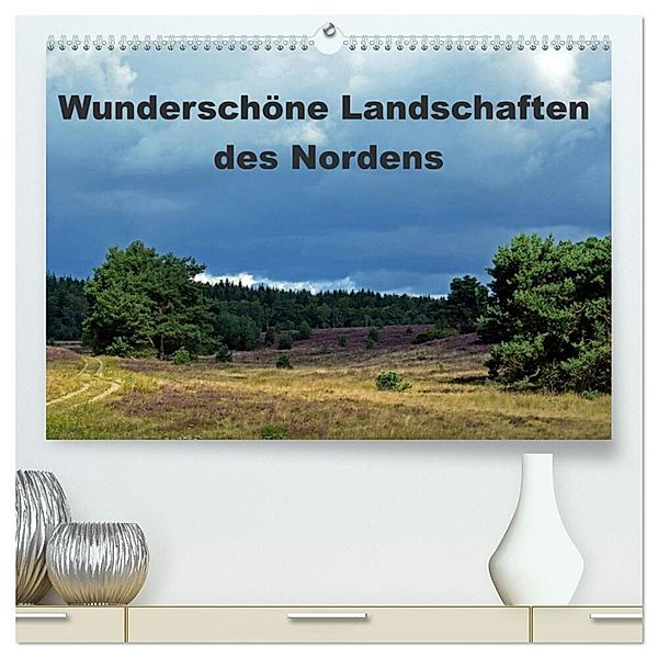 Wunderschöne Landschaften des Nordens (hochwertiger Premium Wandkalender 2024 DIN A2 quer), Kunstdruck in Hochglanz, Eberhard Loebus