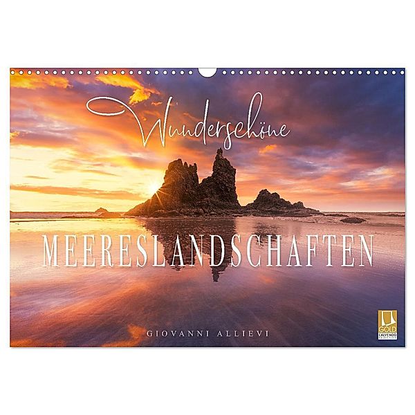 Wunderschöne Meereslandschaften (Wandkalender 2024 DIN A3 quer), CALVENDO Monatskalender, Giovanni Allievi