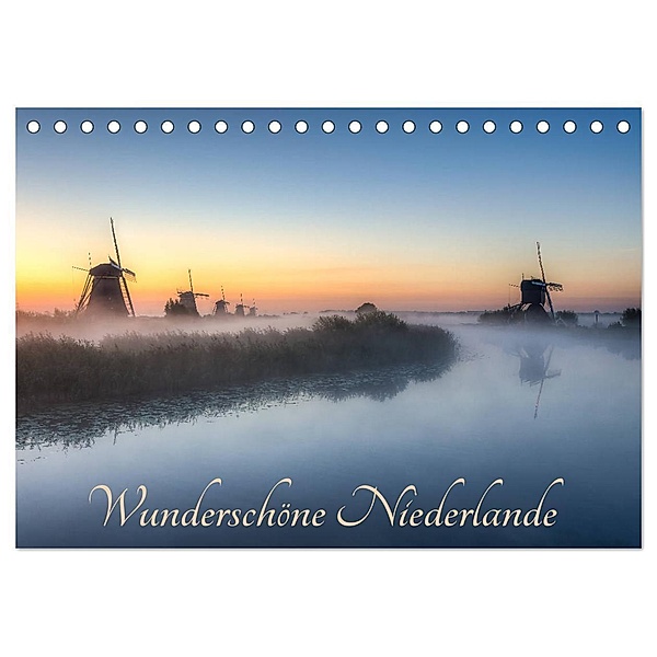 Wunderschöne Niederlande (Tischkalender 2024 DIN A5 quer), CALVENDO Monatskalender, Michael Valjak