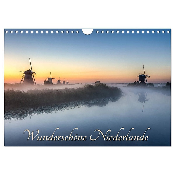 Wunderschöne Niederlande (Wandkalender 2024 DIN A4 quer), CALVENDO Monatskalender, Michael Valjak