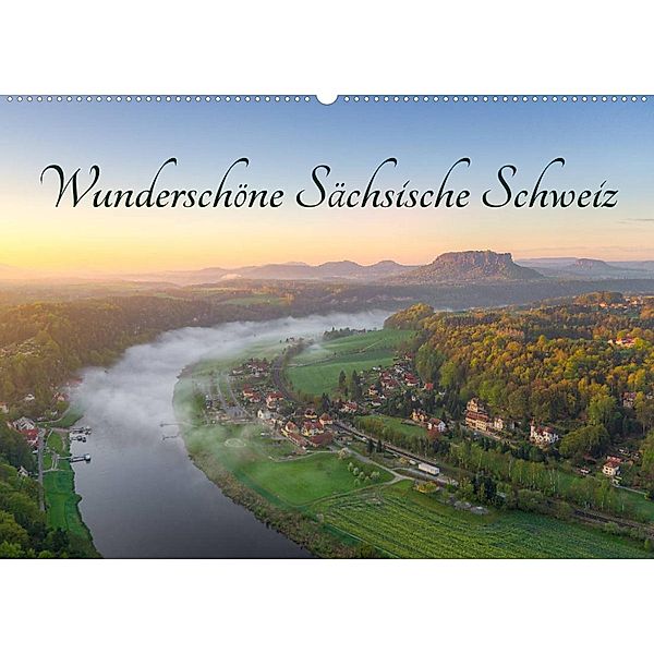 Wunderschöne Sächsische Schweiz (Wandkalender 2023 DIN A2 quer), Michael Valjak