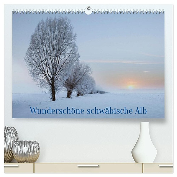 Wunderschöne schwäbische Alb (hochwertiger Premium Wandkalender 2025 DIN A2 quer), Kunstdruck in Hochglanz, Calvendo, Irma Warth