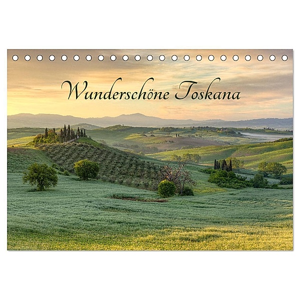 Wunderschöne Toskana (Tischkalender 2025 DIN A5 quer), CALVENDO Monatskalender, Calvendo, Michael Valjak