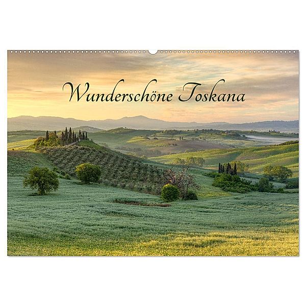 Wunderschöne Toskana (Wandkalender 2024 DIN A2 quer), CALVENDO Monatskalender, Michael Valjak