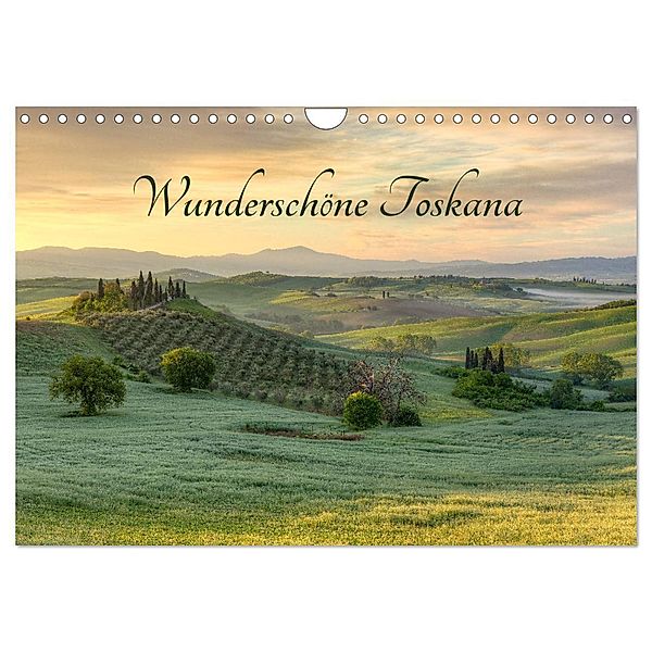 Wunderschöne Toskana (Wandkalender 2024 DIN A4 quer), CALVENDO Monatskalender, Michael Valjak