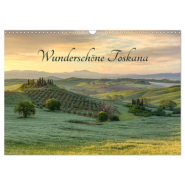 Wunderschöne Toskana (Wandkalender 2025 DIN A3 quer), CALVENDO Monatskalender, Calvendo, Michael Valjak