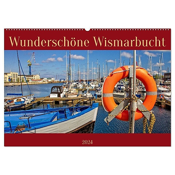 Wunderschöne Wismarbucht (Wandkalender 2024 DIN A2 quer), CALVENDO Monatskalender, Holger Felix
