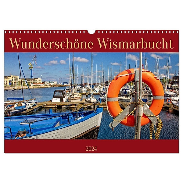 Wunderschöne Wismarbucht (Wandkalender 2024 DIN A3 quer), CALVENDO Monatskalender, Holger Felix