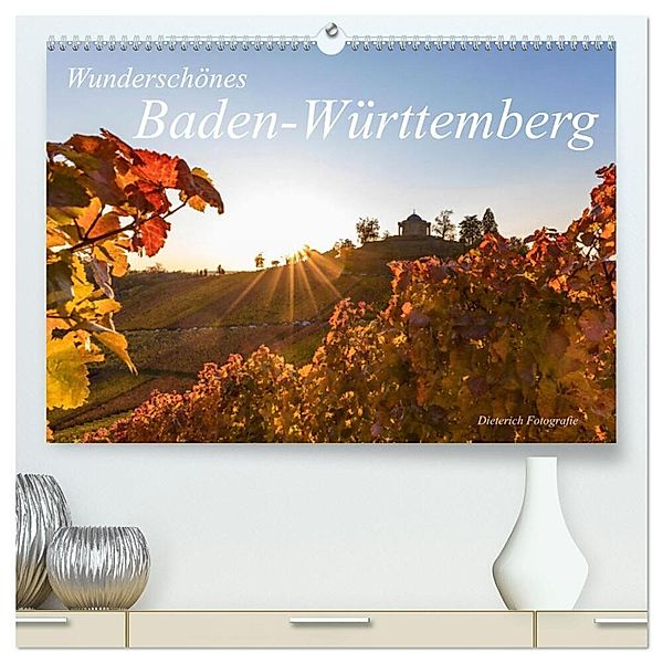 Wunderschönes Baden-Württemberg (hochwertiger Premium Wandkalender 2024 DIN A2 quer), Kunstdruck in Hochglanz, Werner Dieterich